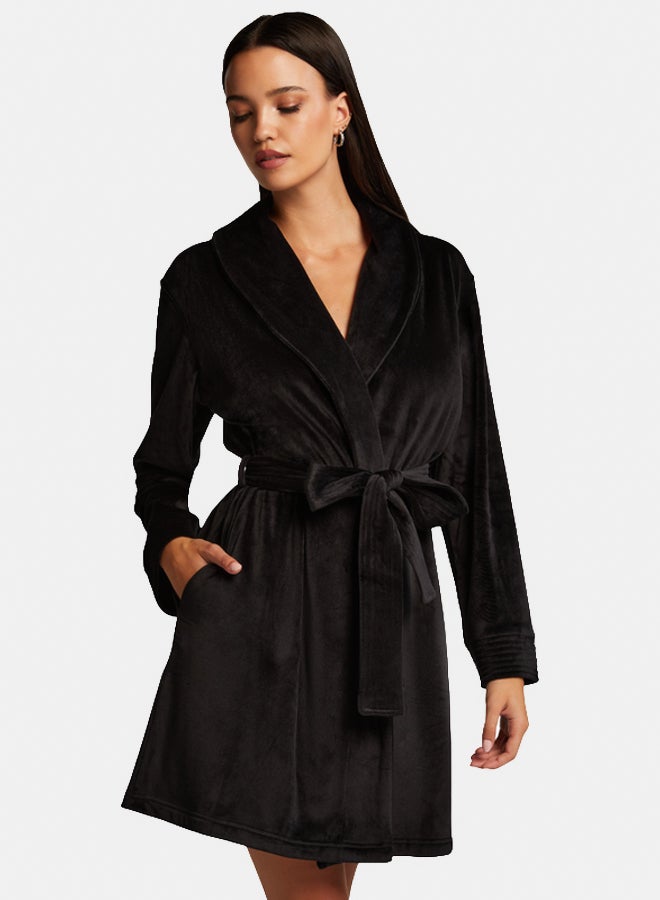 hunkemoller Velours short bathrobe - Image 1