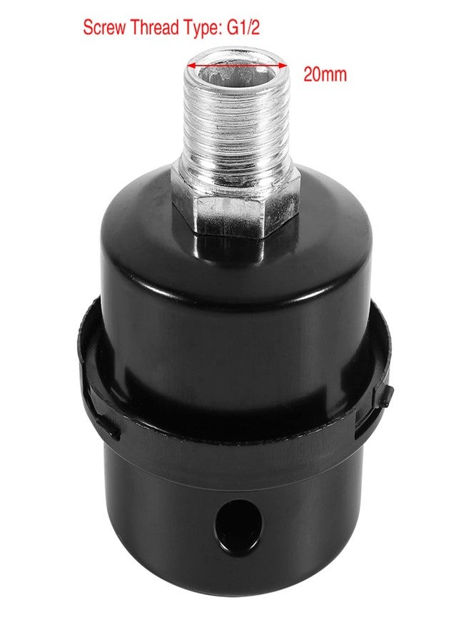Chazcool Air Compressor Muffler, 20mm Thread Air Compressor Filter Replacement Parts, Air Compressor Silencer Filter (1/2"PT 20mm) - Image 2