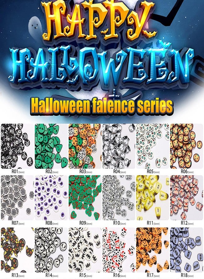 RoseFlower Rose Flower Holographic Chunky Glitter, 6 Boxes Mixes Sequins 3D Holographic Pattern Halloween Theme Festival, Pumpkin Bat Ghost Witch Halloween Confetti Glitter for DIY Nail Art Halloween Party - Image 4