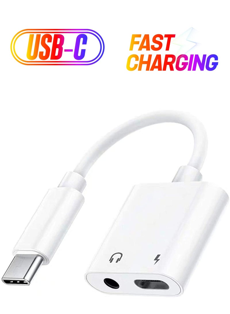 USB C to 3.5mm Jack Headphone Aux Audio Adapter Type C Fast Charging Dongle Converter USBC Earphone Adapter for Google Pixel 4 4XL 3 3XL 2 2XL, iPad Pro 2020 2019 2018, Samsung Note 10/S20 and More  - Image 1