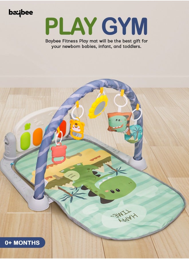 بيبي لعبة Kick & Play Piano Playgym للأطفال، صالة ألعاب رياضية للأطفال مع بيانو دوار، 5 ألعاب خشخشة معلقة لزحف الأطفال حديثي الولادة، صالة ألعاب رياضية للأطفال من عمر 0 ​​إلى 12 شهرًا، صبي فتاة LGL  - Image 2
