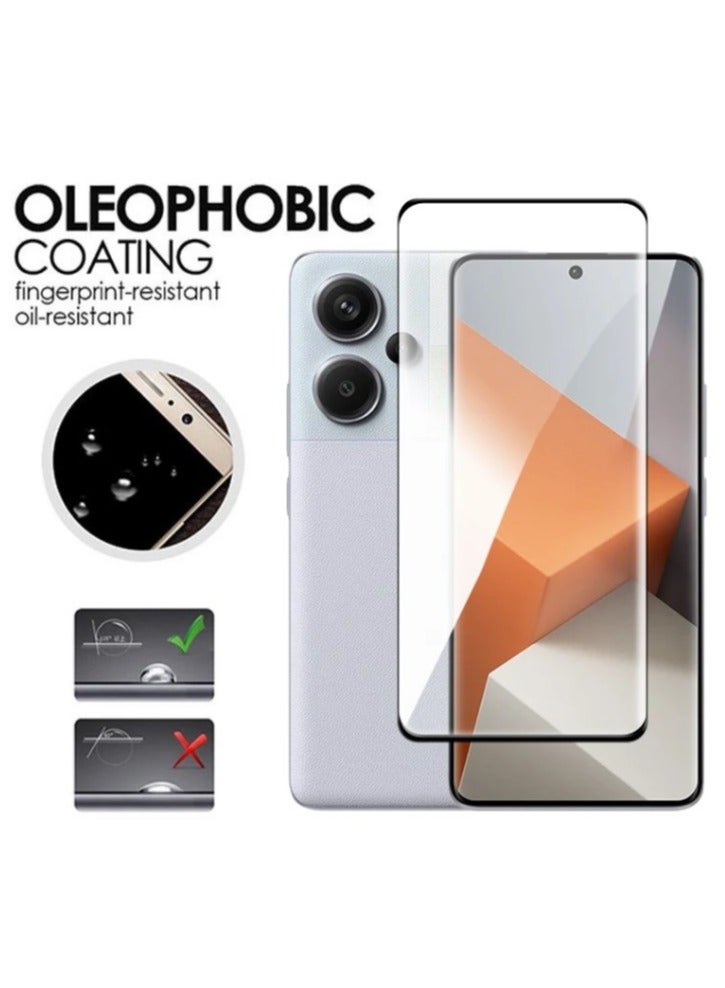 حماية الشاشة والكاميرا 2 في 1 لهاتف ريدمي نوت 14 - واقي أمان شفاف عالي الشفافية مع تغطية كاملة - Image 2