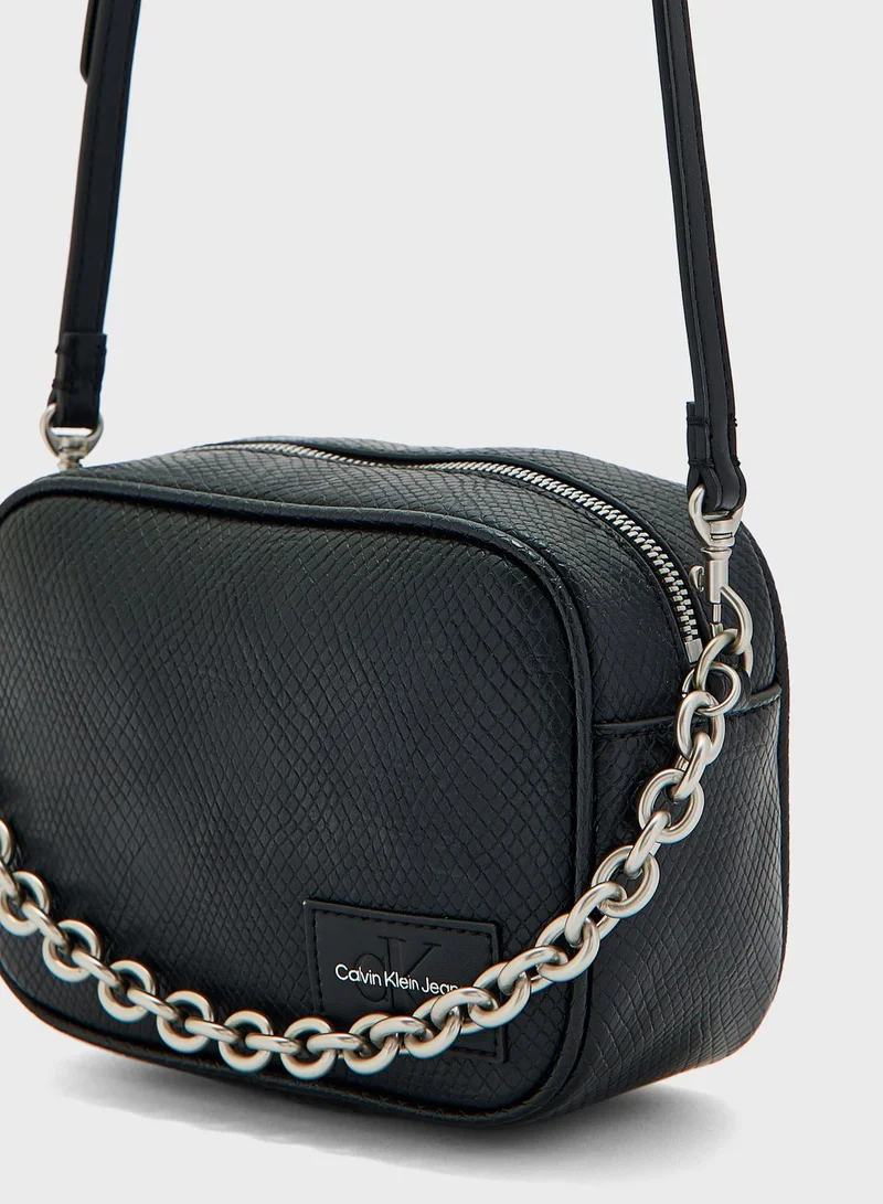 Calvin Klein Jeans Sculpted Zip Over Crossbody