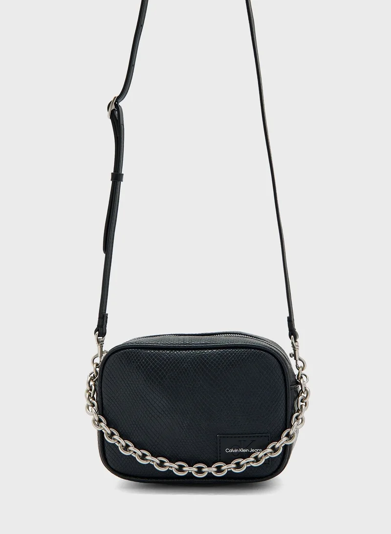 Calvin Klein Jeans Sculpted Zip Over Crossbody