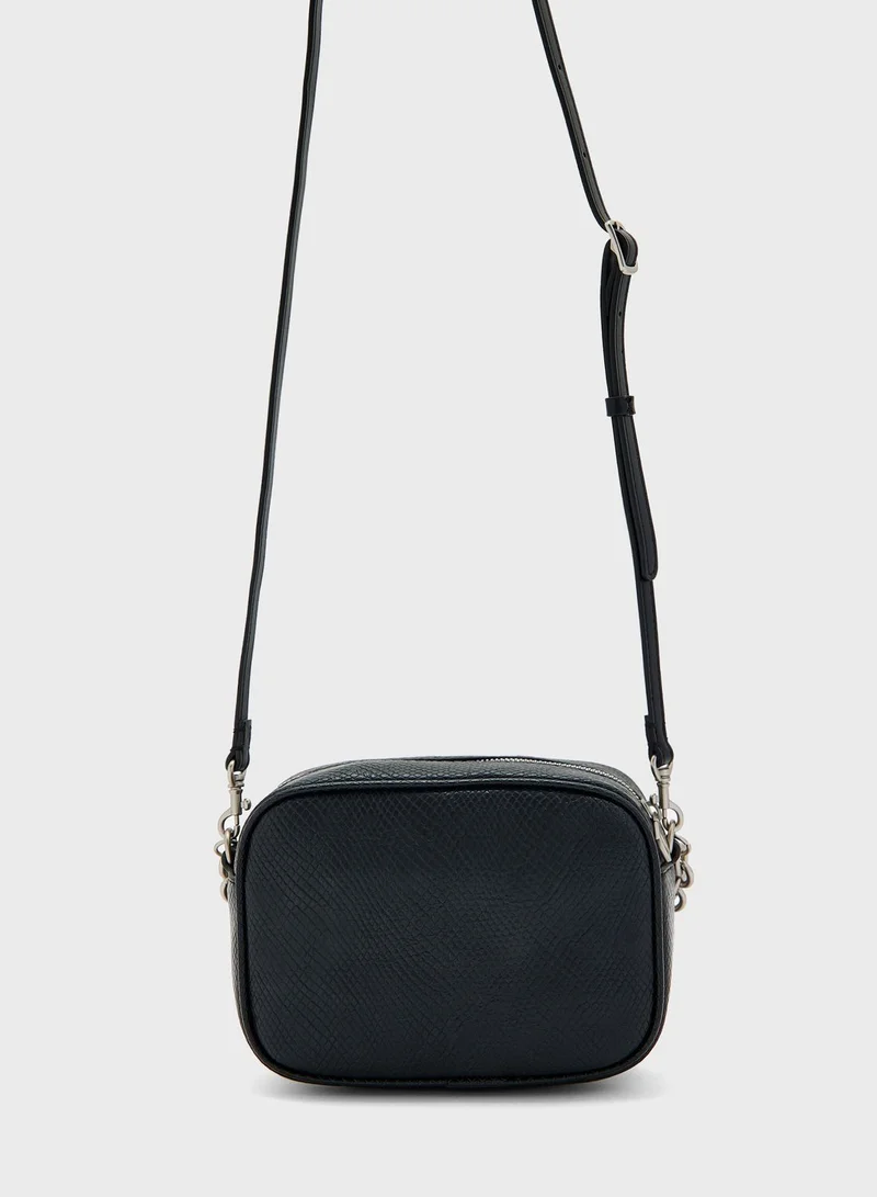 Calvin Klein Jeans Sculpted Zip Over Crossbody