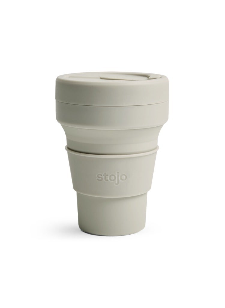 Stojo On The Go Coffee Cup | Pocket Size Collapsible Silicone Travel Cup, 12oz / 355ml | No Straw Included  - Image 1