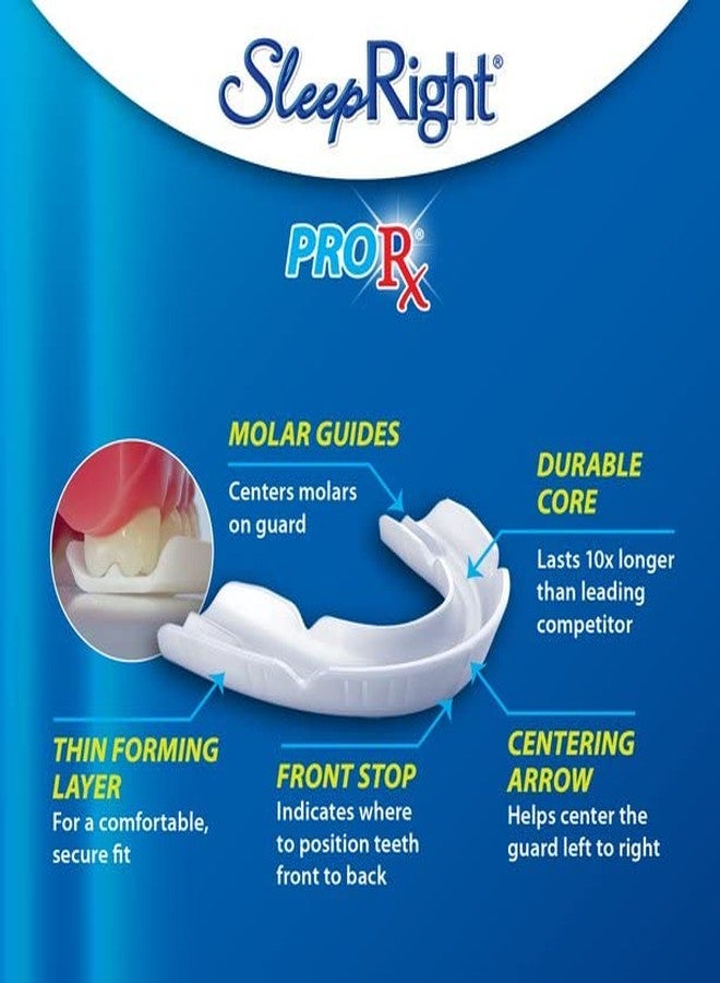 SleepRight ProRX Dental Guard, Ultra-Thin, Custom-Fit, Durable for Teeth Grinding, Comfortable for Sleeping (New Version) - Image 4