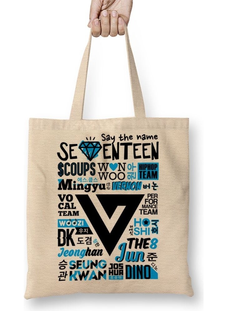 Baskı Dükkanı Print Shop Seventeen Tote Bag Long Handle 