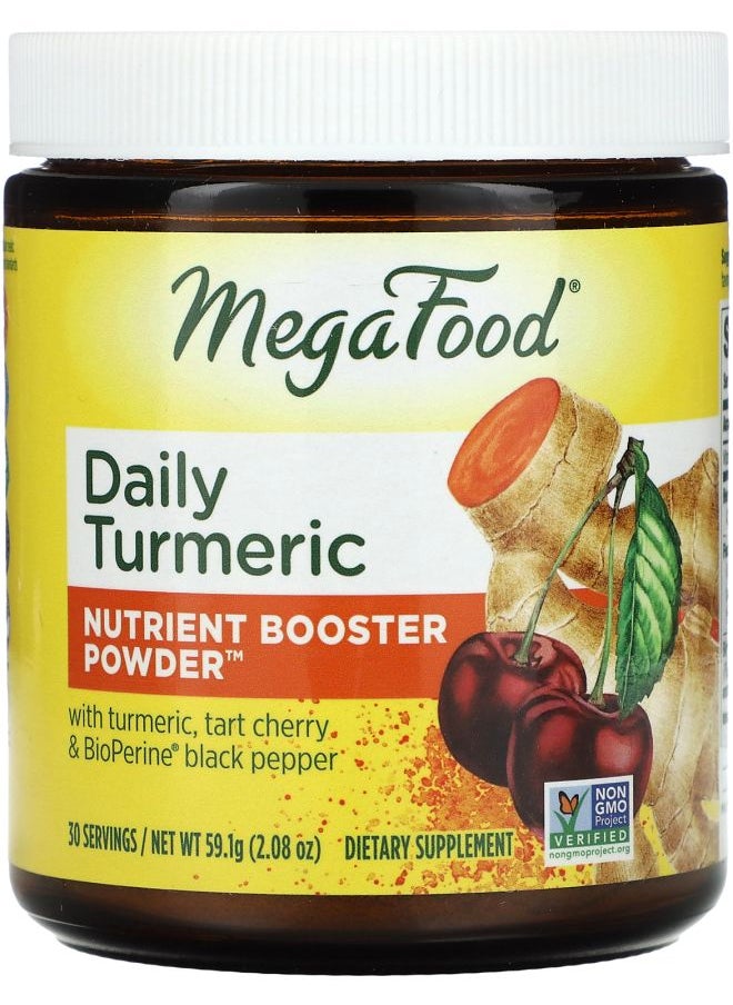 MegaFood Daily Turmeric Nutrient Booster Powder 2.08 oz (59.1 g) 
