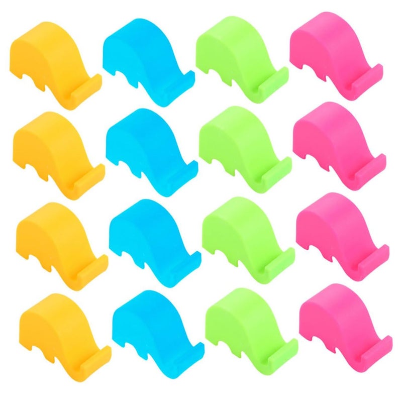 Cute Elephant Desktop Cell Phone Stand Plastic Phone Holder 40 Pcs Home Accessories - Image 2