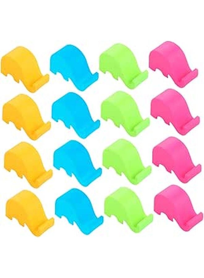 Cute Elephant Desktop Cell Phone Stand Plastic Phone Holder 40 Pcs Home Accessories - Image 1