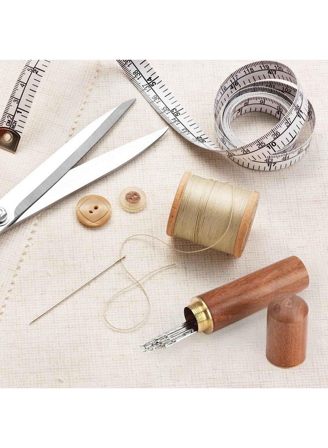 COOFANDY Large Eye Sewing Needles, 30 Pcs Hand Embroidery and Yarn Needles for Crochet Projects, Sharp Darning, Self Threading With Wooden Case - Image 5