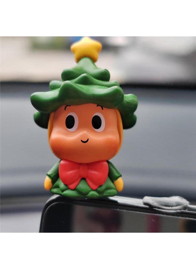 Bubble Mart POP BEAN Bubble Mart Party Series Cute Grain Tide Play Doll Mini Car Ornaments-Specifications:Star Man Tree  - Image 1