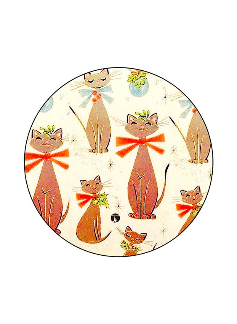 RKN Cats Printed Mouse Pad Multicolour