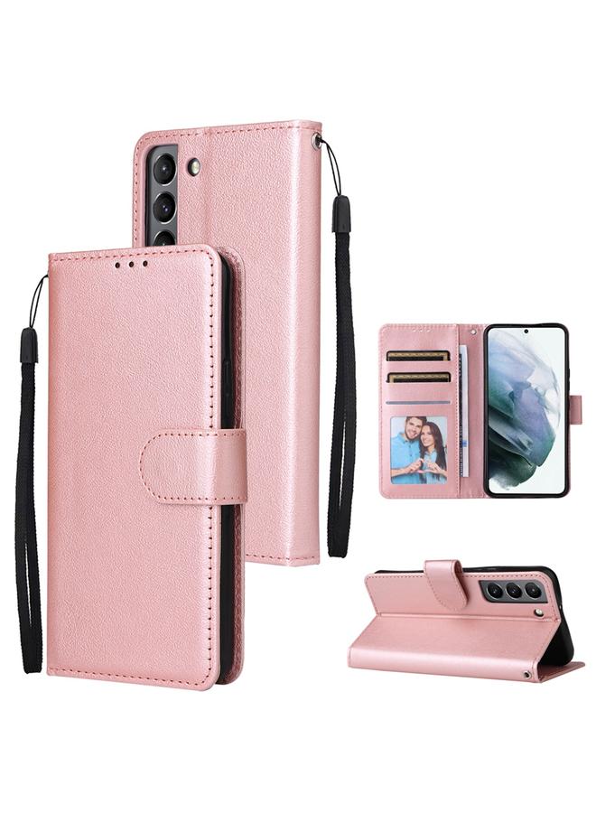 اس-توب جراب لهاتف Samsung Galaxy S22 5G، جراب جلدي متعدد الوظائف بثلاث فتحات للبطاقات - Image 1