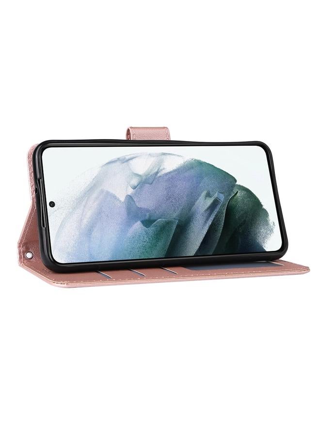 اس-توب جراب لهاتف Samsung Galaxy S22 5G، جراب جلدي متعدد الوظائف بثلاث فتحات للبطاقات - Image 5