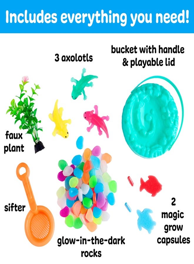 Creativity for Kids Sensory Adventure Axolotls Kit | Dig, Squish & Explore with Sensory Sand & Bug Toys | Scoop, Pinch & Play with Fine Motor Tools | Mess-Free, Screen-Free Activity for Kids (Ages 4+) - Image 3