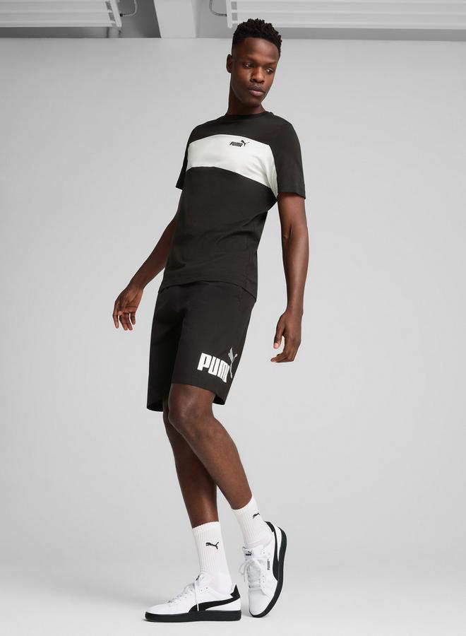 PUMA تي شيرت أساسي بطبعة شعار بلونين - Image 2