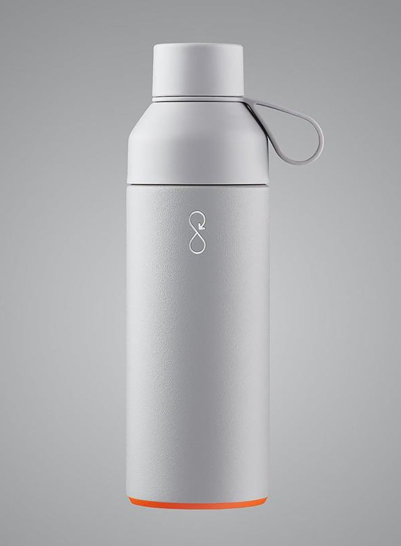 Ocean Bottle Eco-Friendly Stainless Steel Reusable Water Bottle Leakproof BPA Free Dishwasher Safe Double Wall Vacuum Insulated Thermos Flask - Rock Grey - 500 ml - Image 1