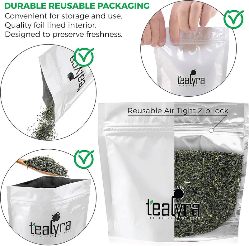 Tealyra Premium 1st Flush Yame Gyokuro Japanese Green Loose Leaf Tea - 200g - Image 2