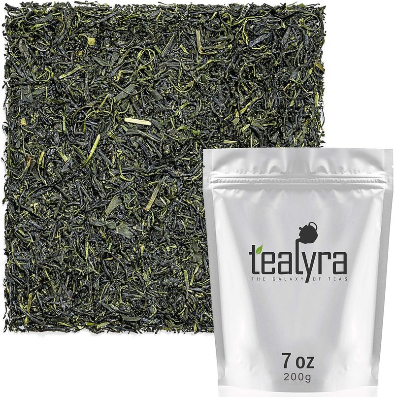 Tealyra Premium 1st Flush Yame Gyokuro Japanese Green Loose Leaf Tea - 200g - Image 1