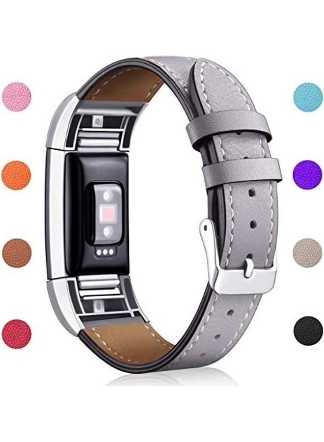 NIBEMINENT Replacement Band For Fitbit Charge 2 Smartwatch Grey - Image 1