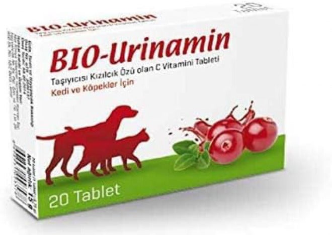 Bio PetActive Cat and Dog Urinary Support Tablets Cranberry Vitamin C - 40 Tablets - Image 2