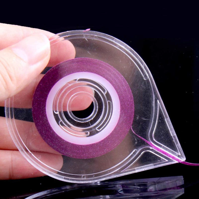 Luzen 12Pcs Empty Nail Art Striping Tape Line Case Tools Sticker Box Holder Nail Art Tape Roller Dispenser for Easy Use DIY Sticker Nail Design Manicure Tool, Clear - Image 5