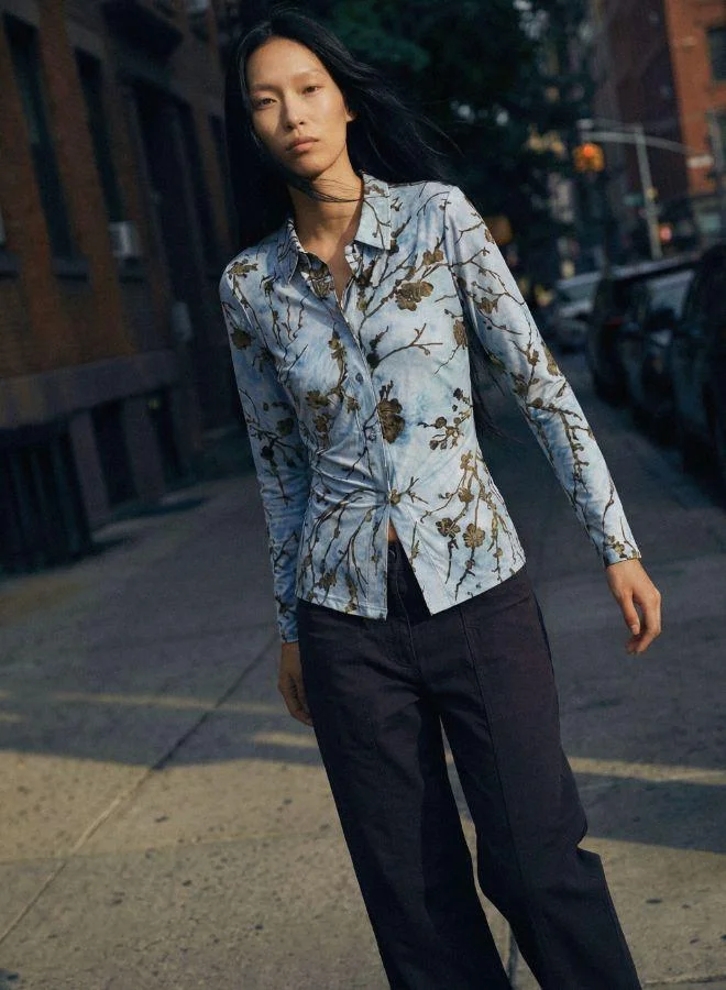 DESIGUAL Flocked Shirt