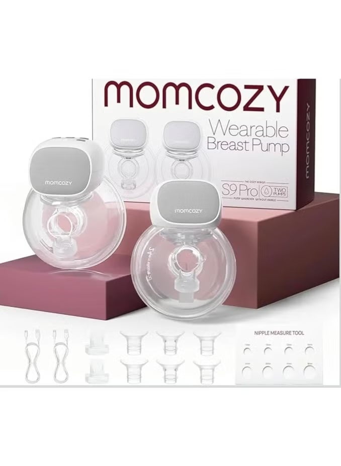 Momcozy S9 Pro Double Wearable Breast Pump Hands-Free Portable Electric Pump 9 Levels Long Battery Life Quiet Wireless Pump - Image 1