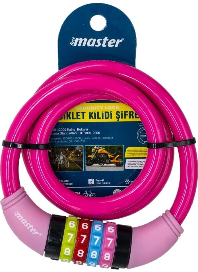 Master 500950 Combination Bike Lock 12MM x 80CM  - Image 4