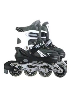 Generic Patinage Flash LED Adjustable Single Row Shoe, Multi Color, Size S (31-34)  - Image 2
