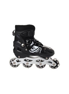 Generic Patinage Flash LED Adjustable Single Row Shoe, Multi Color, Size S (31-34)  - Image 5