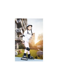 Generic Patinage Flash LED Adjustable Single Row Shoe, Multi Color, Size S (31-34)  - Image 3