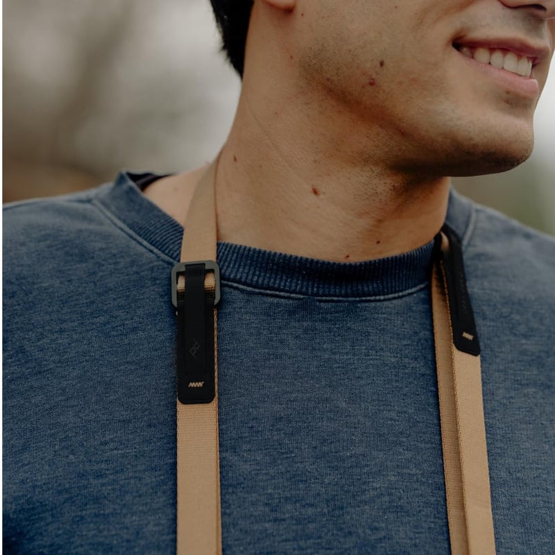 Peak Design Leash Camera Strap, Coyote, Configurable as a Sling, Neck, Shoulder Strap or Safety Tether, Adjustable, Compact, Quick Release, Camera Straps for Photographers, 200 lb Capacity - Image 3