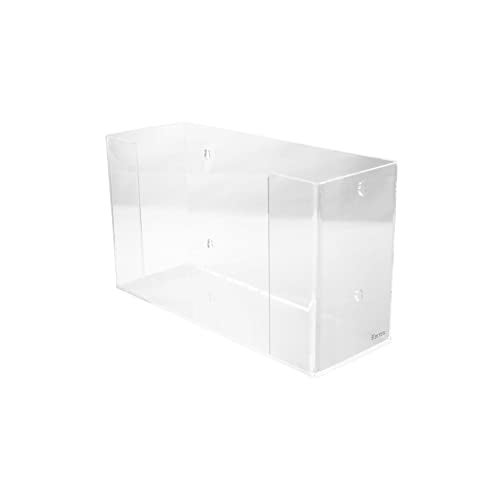 Kantek Counter or Wall Mounted Acrylic Paper Towel Dispenser Holder, Fits C-Fold and Multi-Fold Towels, for Use in Food Service, Healthcare, Bathroom, Kitchen, 11.5" x 4.2" x 6.75", Clear - Image 1
