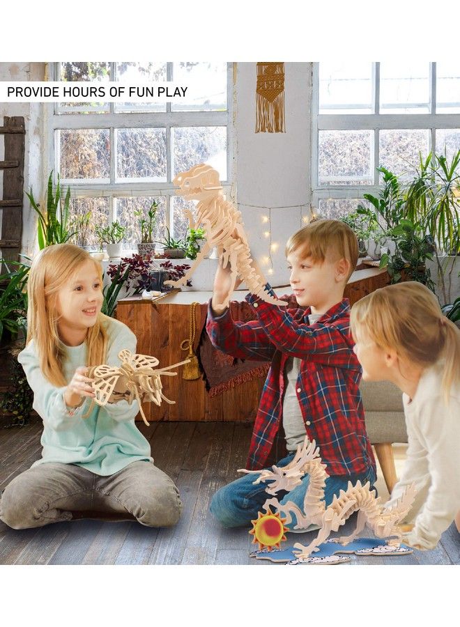 Puzzled مجموعة نموذج بناء خشبي لنحل العسل 3D - فريدة وتعليمية - لعبة حشرية خشبية قابلة للتجميع - نموذج نحل غير مكتمل - هواية في الحرف اليدوية - لغز للبناء والطلاء للزينة - 32 قطعة في العبوة - Image 5