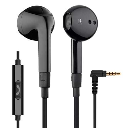 LUDOS FEROX Wired Earbuds in-Ear Headphones, 5 Year Warranty, Earphones with Microphone, Noise Isolation Corded for 3.5mm Jack Ear Buds for iPhone, Samsung, Computer, Laptop, Kids, School Students - Image 1