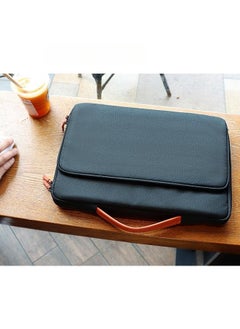 WAOKN Laptop Tablet Sleeve Case Slim Travel Men Women Handle Bag,Men's and Women's Apple Macbook Huawei Pro Laptop Bag Briefcase Office Bag Handbag Tote Bags Carry Bags 14.1-15.4 inch universal  - Image 2
