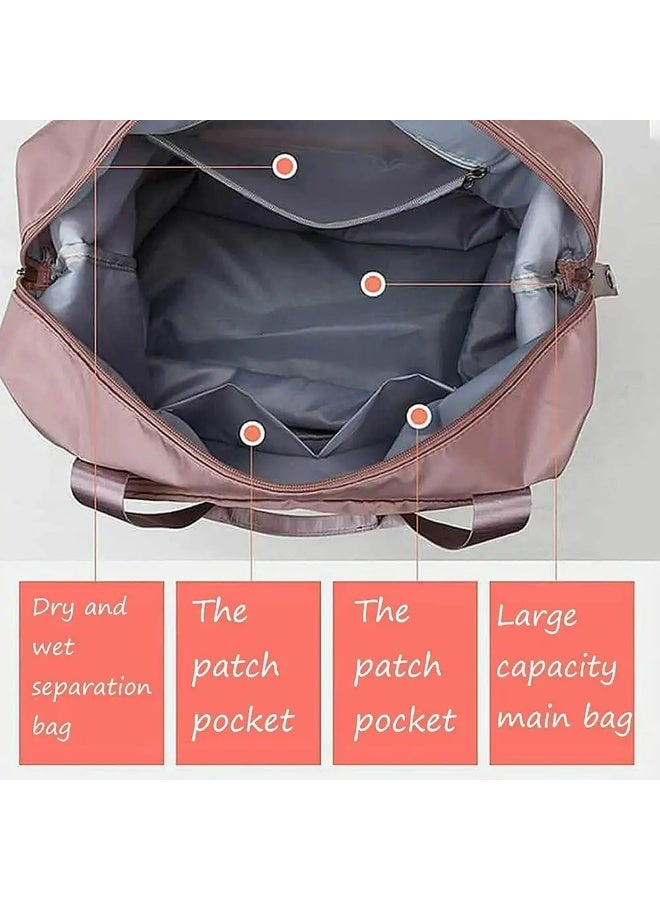 شنطة سفر دفل إير سوبريم نايلون مقاومة للماء - زهري - Image 2