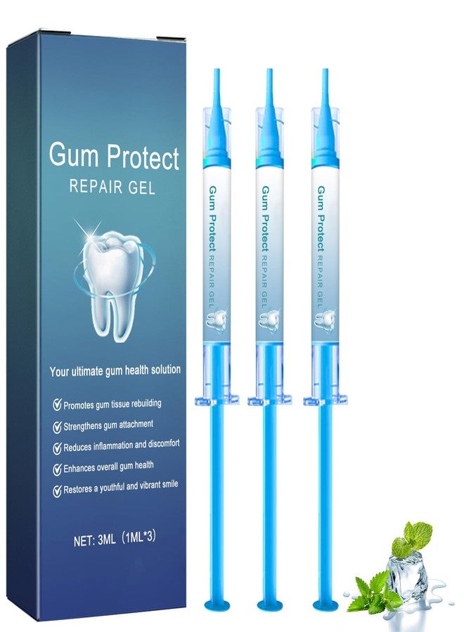 3Pcs Gum Protect Dental Repair Gel, Deep Cleaning Oral Gel, Fresh Breath Support, Soothing Gum Care and Moisturizing Teeth Gel (1ML x 3) - Image 1
