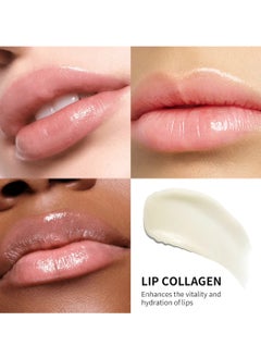 lakerain Lip Collagen Balm Lip Cream Lip Mask for Deep Moisturizing Hydrating Nourishing Smooth Soft Lips Moisturize Dry Chapped Lips Lip Collagen Mask Lip Makeup Primer Night Lip Mask 20G  - Image 4