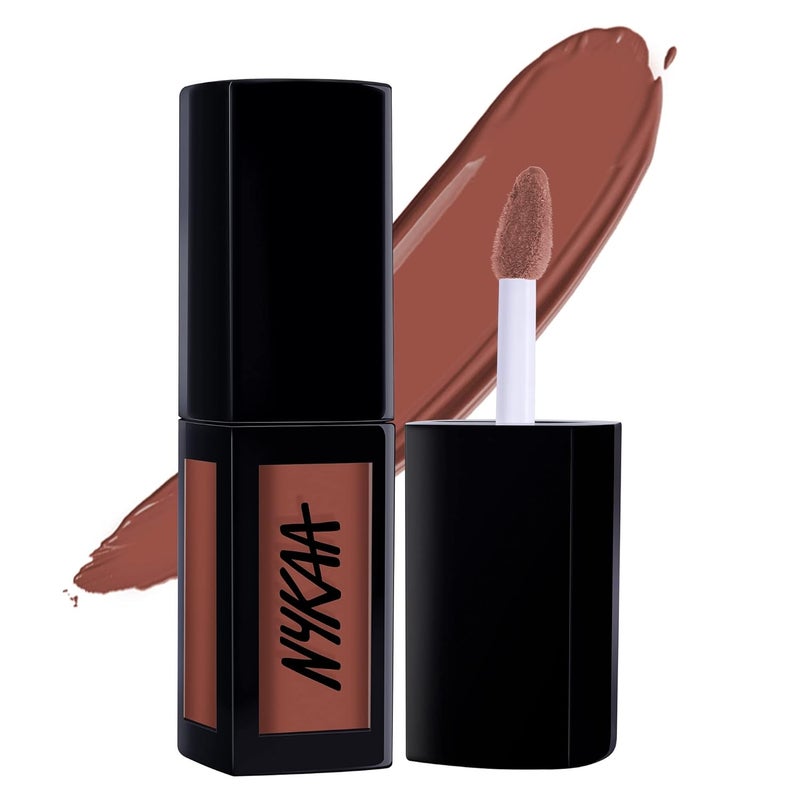 Nykaa أحمر شفاه نايكا مات تو لاست بني مات - Image 1