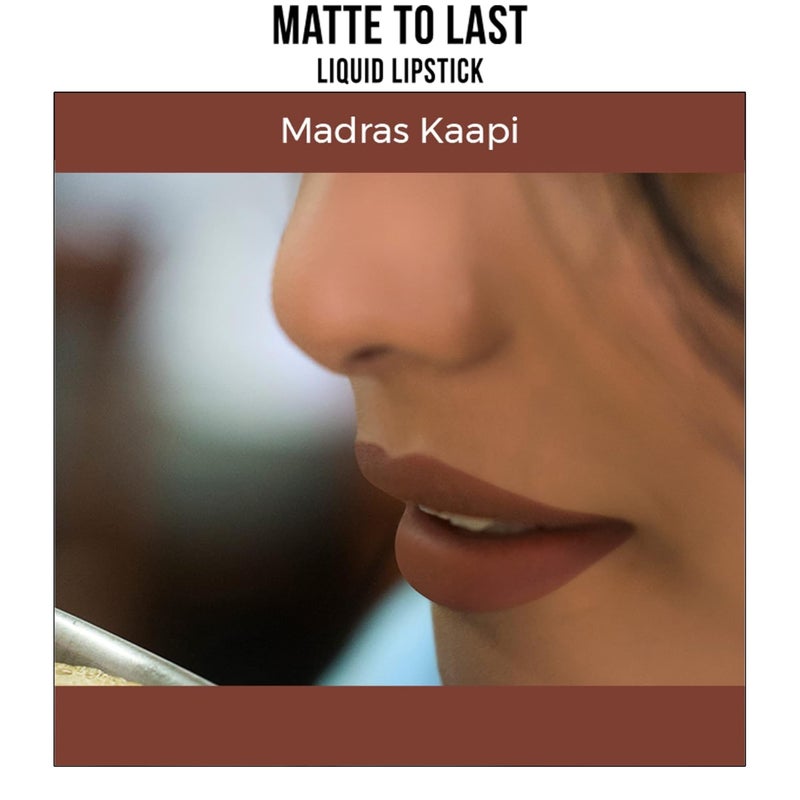 Nykaa أحمر شفاه نايكا مات تو لاست بني مات - Image 3