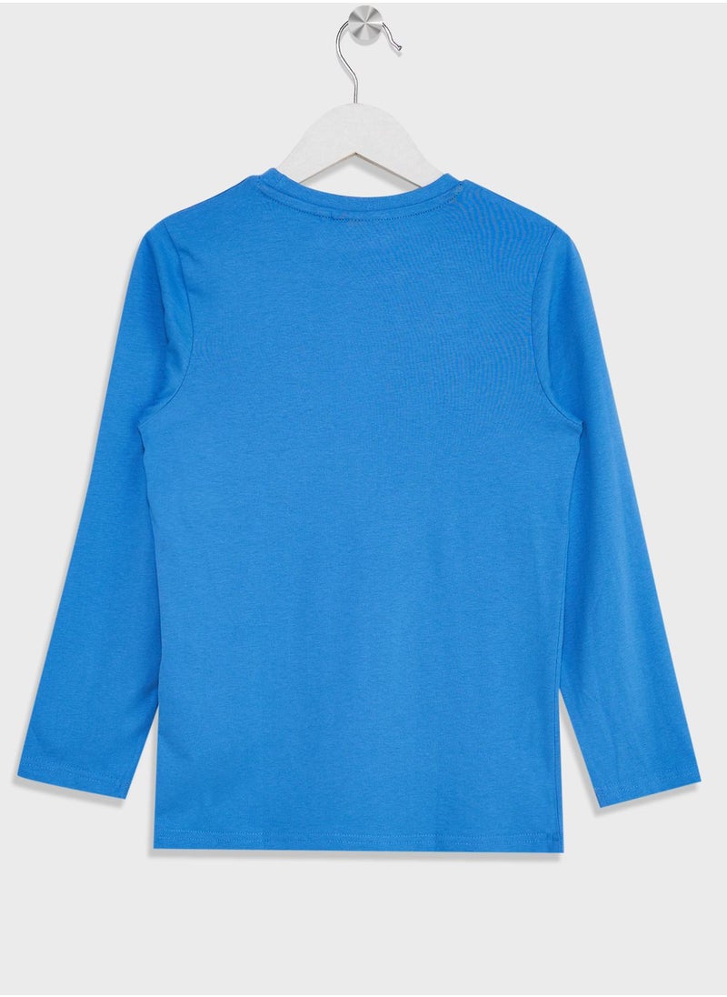 MINECRAFT - Minecraft Boys Printed Long Sleeve T-Shirt - Image 1