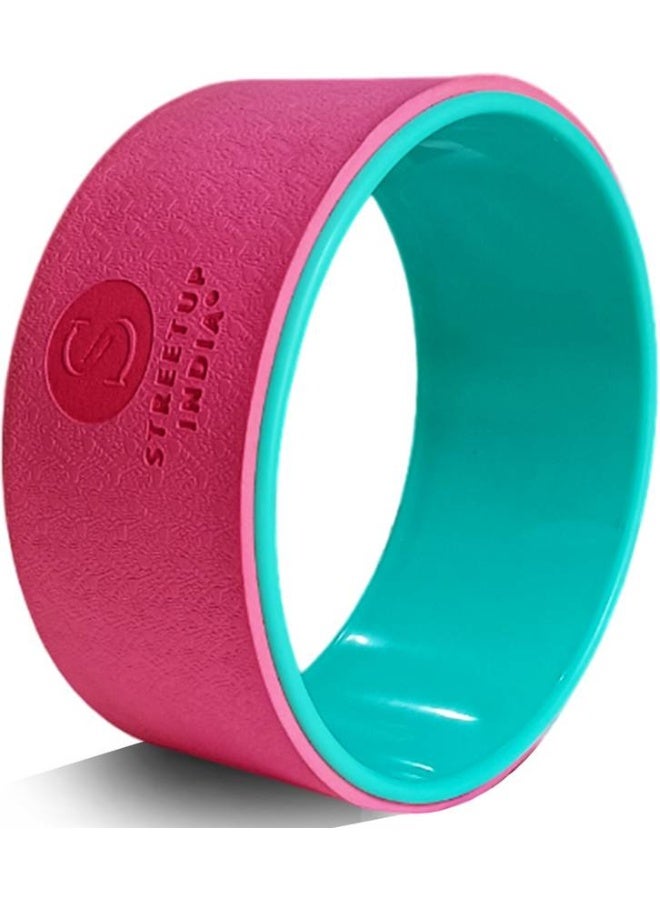 Streetup India streetup india Yoga Wheel for Stretching, Exercise, Back Bends, Workout for Unisex Yoga Blocks  (Pink Pack of 1) - Image 1