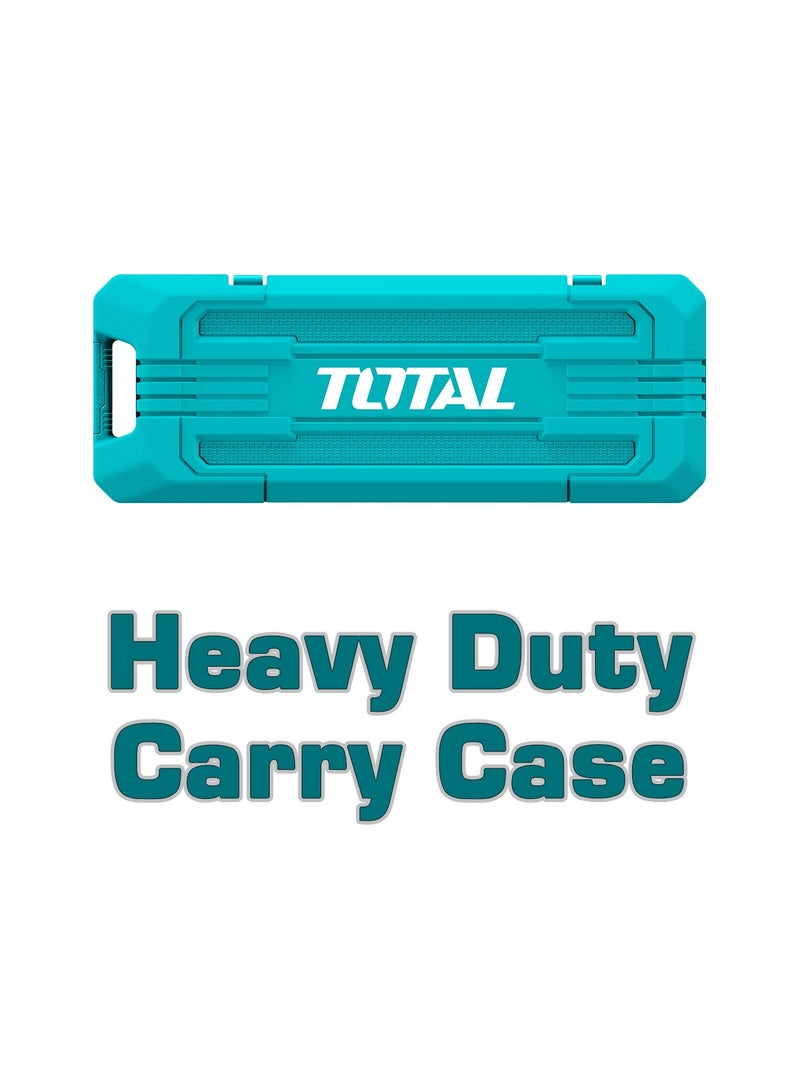 توتال هدم كهربائي من توتال، قدرة 1700 واط، قوة طرق 50 جول، 1900 ضربة في الدقيقة، نظام تثبيت HEX، جهد كهربائي 220-240 فولت - Image 4