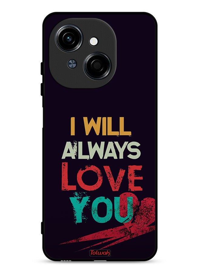 Tolwak Tecno Spark Go 1 4G Protective Case Cover I Will Always Love You - Image 1