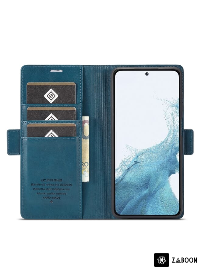 Zaboon Protective Case For Samsung Galaxy S23 5G LC.IMEEKE PU + TPU Skin-friendly Feeling Leather - Image 4