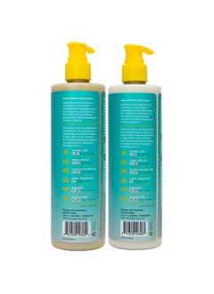 Alaffia - Beautiful Curls, Curl Enhancing Shampoo And Leave-In-Conditioner - Cleanses, Soothes, Fortifies Scalp And Hair, Hydrates, Softens And Improves Elasticity, Unrefined Shea Butter, 12 Oz Each  - Image 2